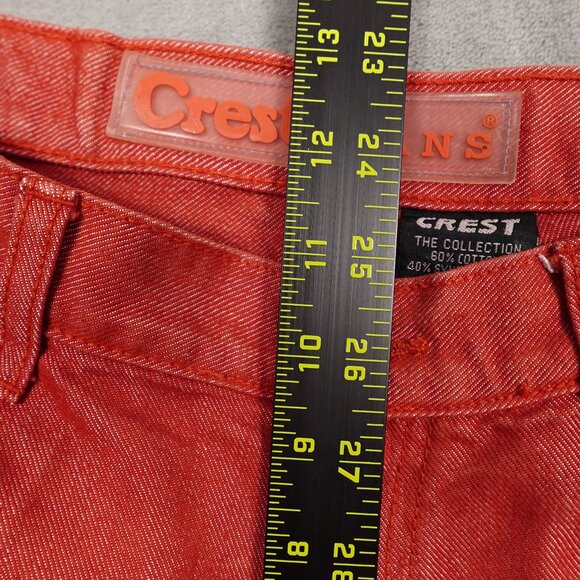 Rare Y2K Crest Jeans company USA Ombre red 13/14 - Picture 5 of 12